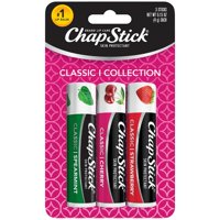 Bálsamo Labial Chapstick Classic Menta Verde, Cereza Y Fresa