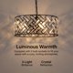 thumbnail image 3 of Candelabro de Tambor ZorpOrigin 41 cm Negro con Cristal – 3 Luces, 3 of 8