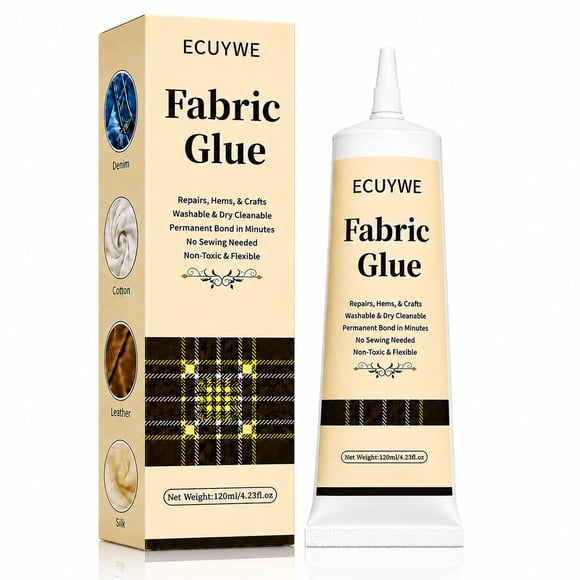 Adhesivo para Tela Ecuywe 120 ml Transparente Sin Costura