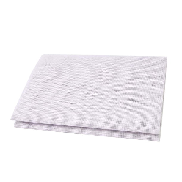 Tela de punto de cruz Aida, decoración sólida de punto de aguja, decoración resistente para el hogar, lienzo de punto de aguja de 14ct, tela de punto 53x50cm