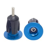 Ioensy - 2 Uds Tapones De Extremo De Manillar De Bicicleta Piezas Tapas De Extremo De Manillar Para Bicicleta De Carretera Azul