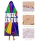 thumbnail image 4 of La Rueda de la Fortuna Manta Capa con Capucha Anti-Bolitas, Manta de Lana Ártica Suave, Manta Portátil de Felpa Ligera y Lujosa, Poncho para Siesta en Casa y Oficina, 100*130cm, 4 of 6