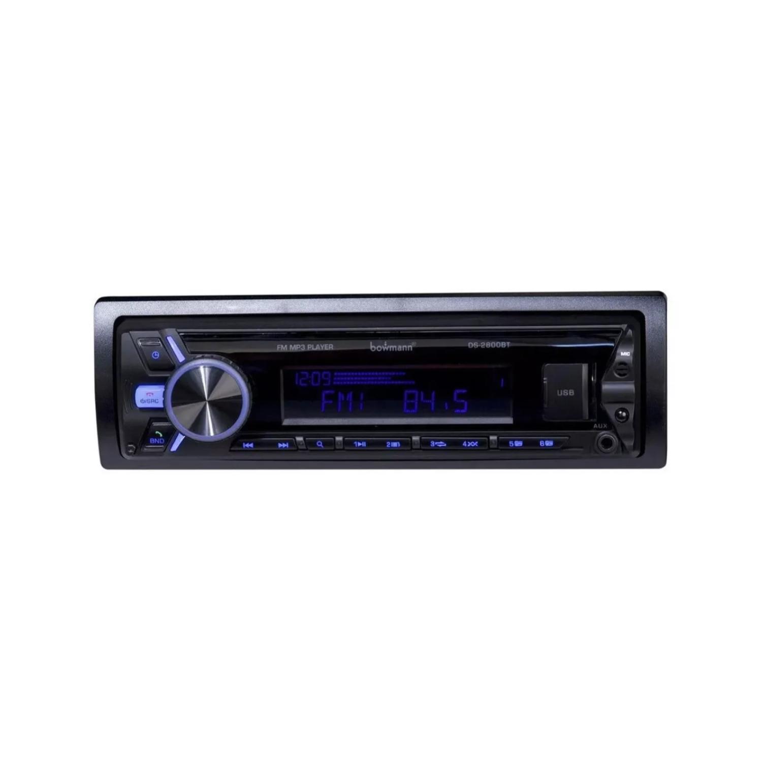 Bowmann - Radio De Automovil Bluetooth Usb Sd Ds-2800Bt