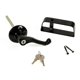 thumbnail image 2 of Cerradura Apple Outdoor Supply 14 cm Negro con Manija en L – Pack de 1 unidad, 2 of 3