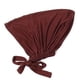 thumbnail image 1 of Stay Stylish & Comfortable with Adjustable Inner Under Hijab Cap - Solid Color Bonnet Caps with Ties Back, 1 of 5