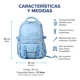 thumbnail image 3 of Mochila Portanotebook 30l Juvenil Urbana Escolar, 3 of 3