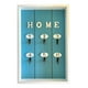 thumbnail image 1 of Porta Llave De Madera Cuadro Colgador Decorativo Para Llaves celeste, 1 of 5
