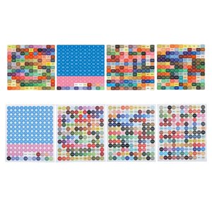 Bothyi - Adhesivo Multifunción Para Etiquetas Adhesivas Con Número De Color Para Hilo De Bordar