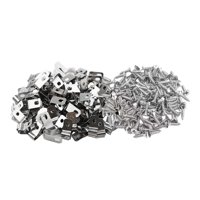 Magideal - Abrazaderas De Alambre Para Cerca Con Tornillos, Abrazadera Para Cerca De Cable Soldado, Fácil De Instalar Para Hogares, Oficinas, Accesorio De Acero