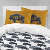 Milsleep - Juego De Cama Infantil Personalizado Buffalo Babe (Edredón O Funda Nórdica)