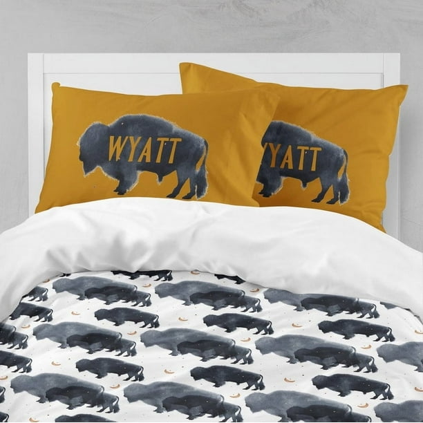 Juego de cama infantil personalizado Buffalo Babe (edredón o funda nórdica)