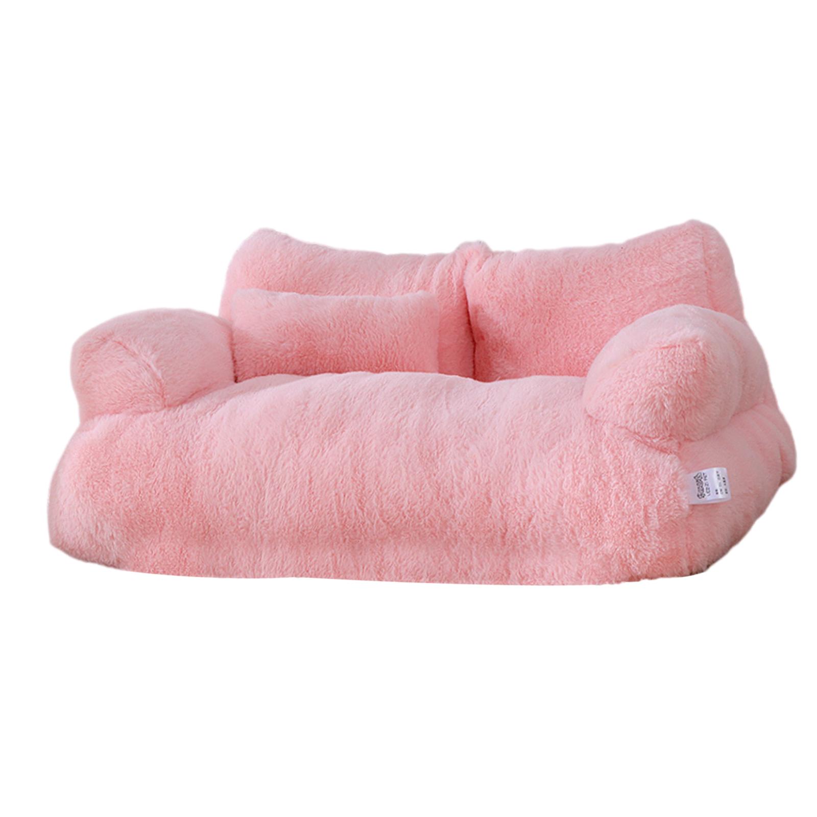 Magideal - Sofá Para Gatos, Sofá Para Mascotas, Sofá Cama Para Mascotas, Parte Inferior Antideslizante, Cómoda Y Duradera, Cama Para Dormir Para Gatos, Mini Sofá , Rosado