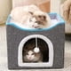 thumbnail image 5 of Cama y casa para gatos con rascador, 5 of 6