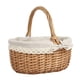 thumbnail image 3 of Cesta De Picnic De Mimbre Cesta De Regalo Decorativa Resistente Para Cocina Dormitorio Playa S Beige, 3 of 5