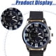thumbnail image 3 of Reloj de cuarzo con correa de negocios de moda para hombre, estilo casual, retro, con esfera digital, para estudiantes., 3 of 5