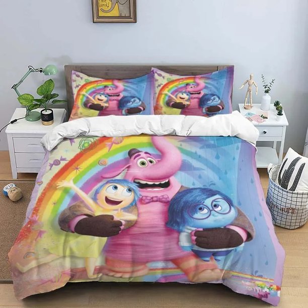 Brain Squad Soft and Comfortable Bedding Set Home 3D Digital Printing Bedroom Decor 3 Piece Set Teenagers and Children Gifts Bed Sheets