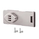 thumbnail image 5 of Cerradura De Puerta De Gabinete Con Tornillos, Cerradura De Cajón Para Puerta De Granero, Baño, Puertas Pequeñas, Plateado, 4,5 Pulgadas, 5 of 5