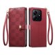 thumbnail image 1 of Funda Billetera con Cierre para [Xiaomi Redmi Note14] con Tarjetero, Soporte y Correa de ManoRojo, 1 of 5