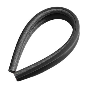 Magideal - Sello Inferior De La Puerta Exclusor De Tiro A Prueba De Polvo Protector Sin Pegamento Durable Insonorizado Anticolisión Tope De Puerta Tapón De Tiro , Negro