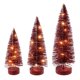 thumbnail image 1 of Set de Árboles de Botella Decorativos Vickerman en Borgoña Iluminados de 20-25-30 cm, 1 of 5