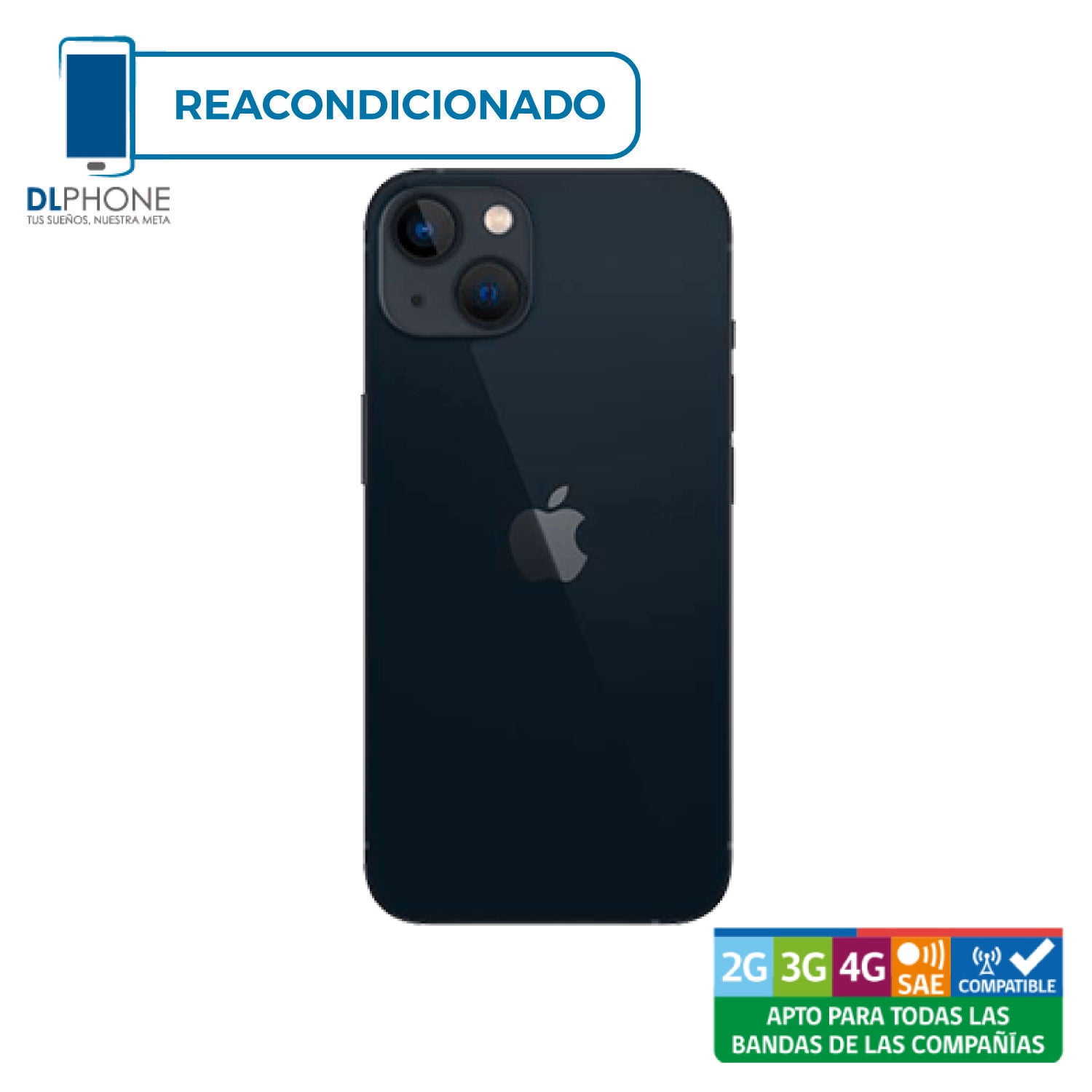 Iphone 13 128GB Negro Reacondicionado | Lider