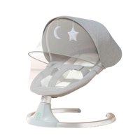 Mundo Online - Silla Mecedora Bebe Inalambrica Safebaby Bluetooth Gris