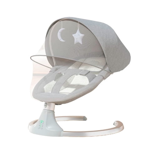 Mundo Online - Silla Mecedora Bebe Inalambrica Safebaby Bluetooth Gris