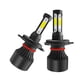 thumbnail image 4 of 4side S2 Kit De Conversión De Bombilla De Faro Led Negro Lámpara De Haz Alto Bajo H4 Hb2 9003, 4 of 5