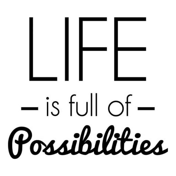 Decomural Life Is Full Of Possibilities WS-43014