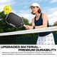 thumbnail image 5 of Pelotas de pickleball Srikel, paquete de 12, para exterior, 40 orificios, duraderas, amarillas, 5 of 9