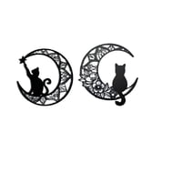 Genérico - Cuadro Figura Gatoluna Pack 2 Unidades