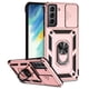 thumbnail image 1 of Estuche GANGXUN para Samsung Galaxy S21 FE, soporte giratorio 360°, estilo mecánico y magnético, 1 of 5