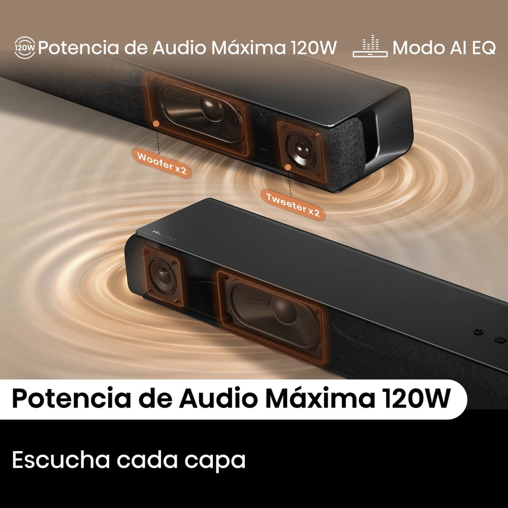 Hisense Soundbar HS1000 Negro, foto 14