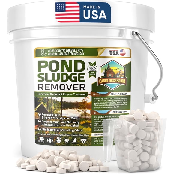 Removedor de lodo para estanques Cabin Obsession 4,5 kg Natural Muck