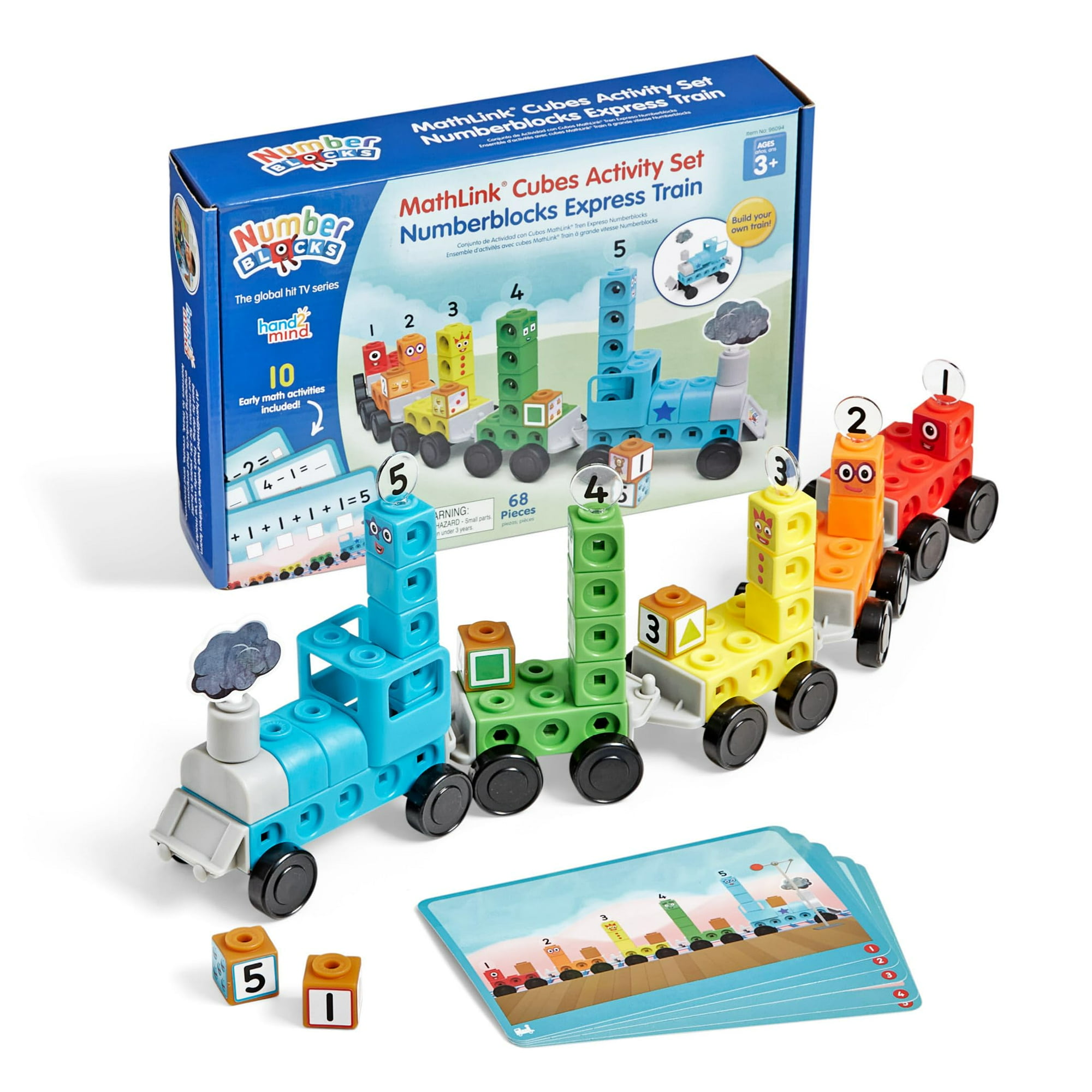 Conjunto De Actividades De Cubos De Mathlink Hand2mind Numberblocks Express