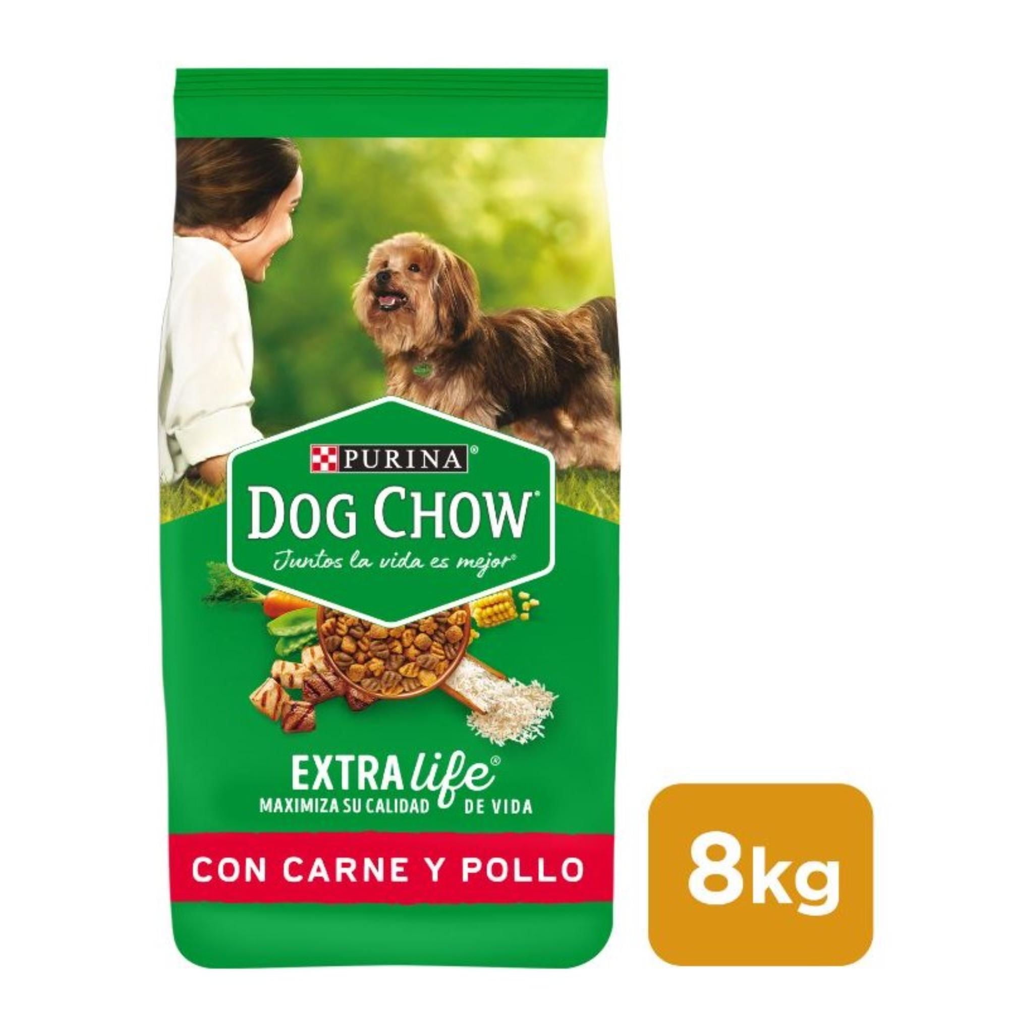 Alimento Seco Perro Adulto Raza Pequeña Carne Y Pollo Bolsa 8 Kg Dog Chow