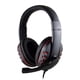 thumbnail image 3 of Auriculares Con Cable De 3,5 Mm Para Juegos Auriculares Auriculares Con Micrófono De Mano Ajustable Negro + Rojo, 3 of 3