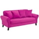 thumbnail image 2 of Sofá Lua 3C Felpa Fucsia, 2 of 2