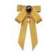 thumbnail image 1 of Pajarita Cinta Broche Bowknot Pajarita Regalo Collar Pin Para Camisa Uniforme Traje Amarillo, 1 of 5