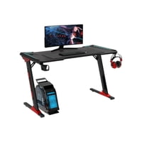 Escritorio Gamer Con Luces 120X60X73Cm Negro By Lubabycas