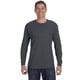 thumbnail image 2 of Camiseta Hanes TAGLESS Manga Larga for Men - Grey Talla S, 2 of 4
