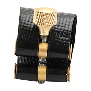 Magideal - Cierre De Ligadura Para Saxofón Alto, Cierre De Ligadura Para Saxofón Alto, Cierre De Ligadura Ajustable De Piel Sintética Para Tenor Estilo A