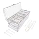thumbnail image 4 of Servidor De Condimentos Refrigerados Cuencos De Servir Transparentes Para Ensalada Frutas Al Aire Libre, 4 of 5