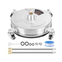 Magideal - Limpiador De Superficies De 13 Pulgadas, Presión Máxima De 4000 Psi, 2 Boquillas De Repuesto, Conector Rápido De Acero Inoxidable De 1/4 ""Para Limpiar