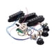 thumbnail image 5 of Pastillas para guitarra eléctrica Tres pastillas individuales Interruptores Mástil y puente Pastilla pasiva para guitarra eléctrica ST Piezas Accesori Negro, 5 of 5