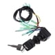thumbnail image 1 of Montaje Del Interruptor De Encendido Del Motor Del Motor Fuera Del Motor Del Barco Marino Para 2 Llaves, 1 of 5