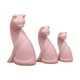thumbnail image 5 of Figura De Gato En Miniatura 1/12, Adorno Coleccionable Para Decoración De Escritorio, Rosa, 5 of 5