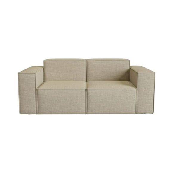 Sofa Aura Dos Cuerpos Lino Beige