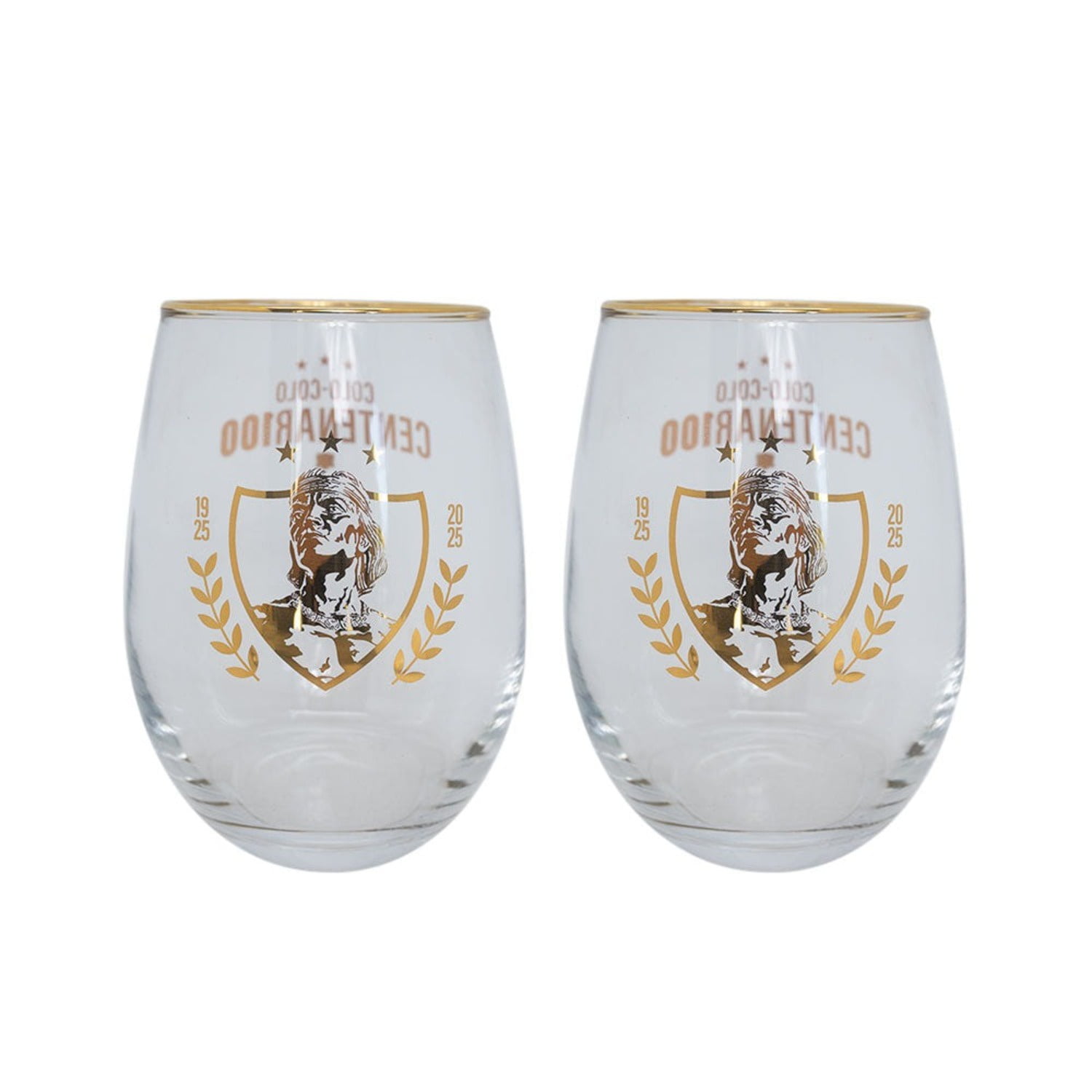Colo Colo - Set Dos Vasos Centenario
