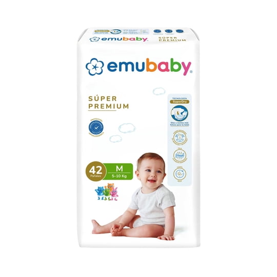 Pañales Emubaby Super Premium M